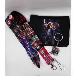 Chucky Bundle: Coin Purse, Keychain, and Lanyard